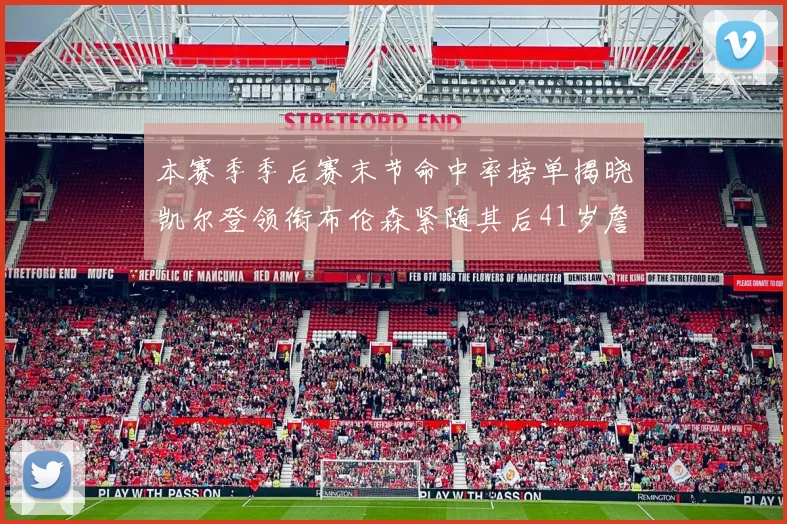 本赛季季后赛末节命中率榜单揭晓凯尔登领衔布伦森紧随其后41岁詹姆斯也在其中